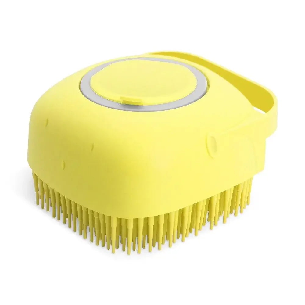 2-in-1 Bathing Brush & Shampoo Dispenser