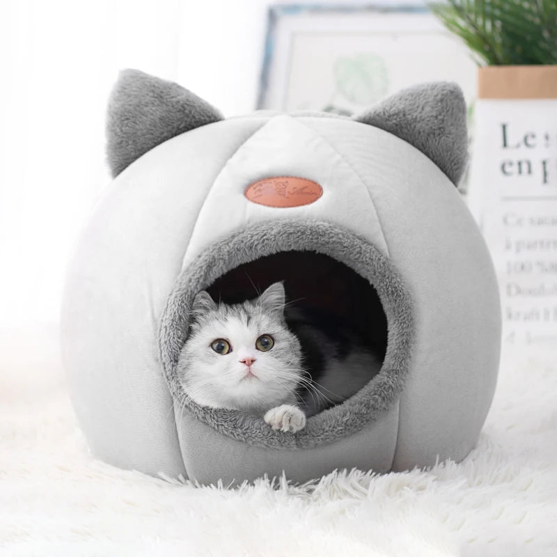 Cozy Cat Bed  with Removable Cushion