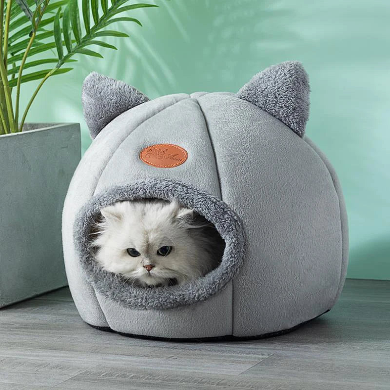 Cozy Cat Bed  with Removable Cushion