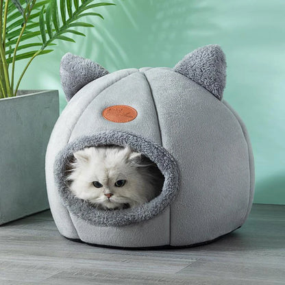 Cozy Cat Bed  with Removable Cushion