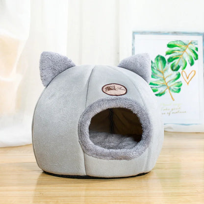 Cozy Cat Bed  with Removable Cushion
