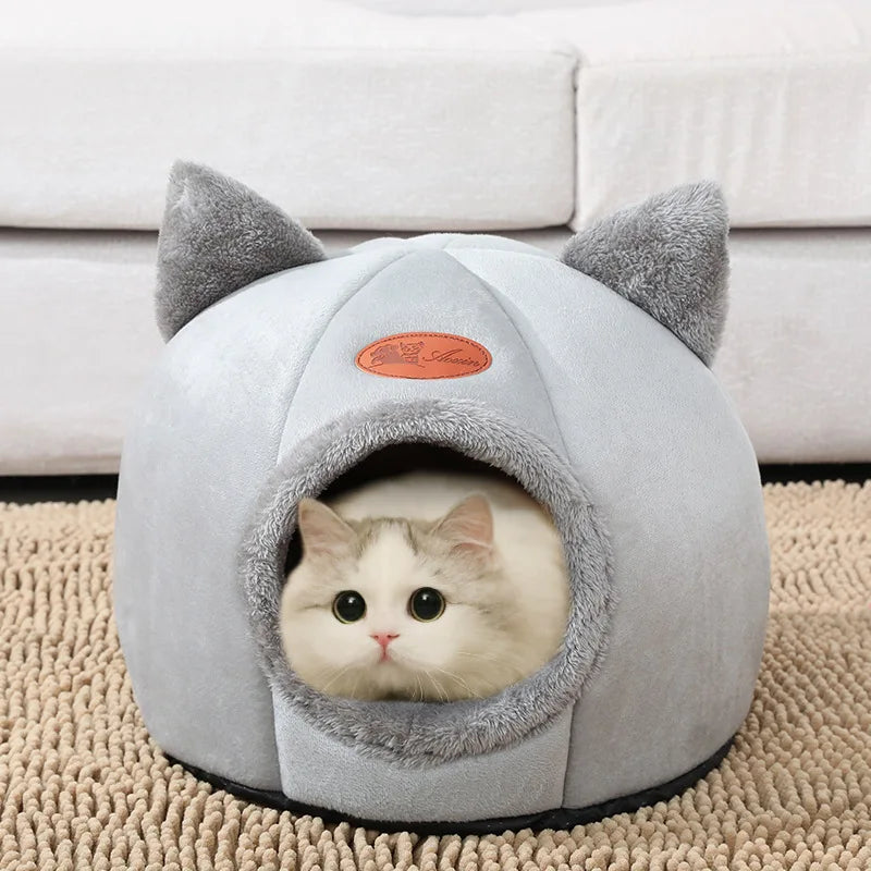 Cozy Cat Bed  with Removable Cushion