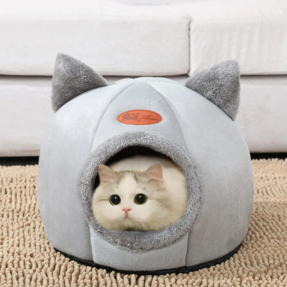 Cozy Cat Bed  with Removable Cushion