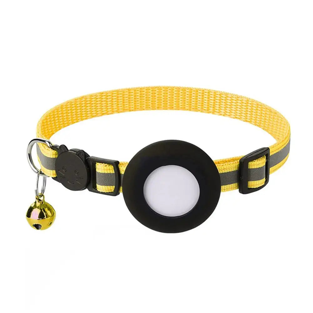 Reflective Cat Collar with AirTag Holder