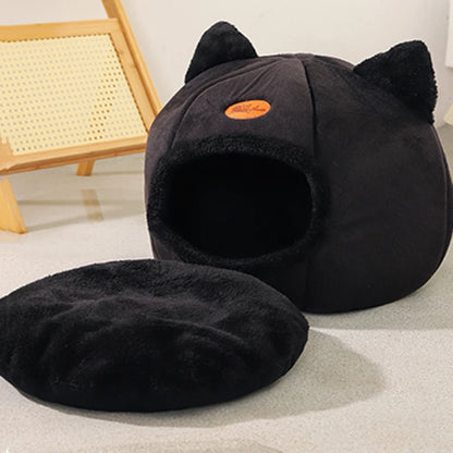 Cozy Cat Bed  with Removable Cushion