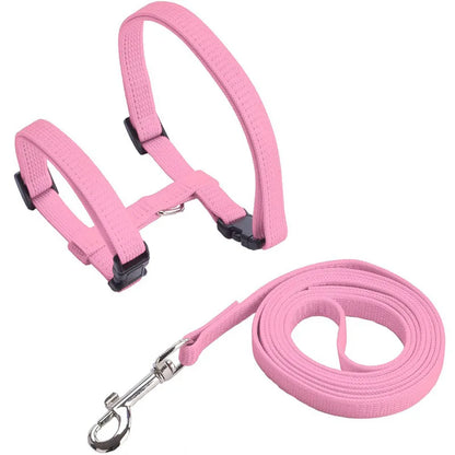 Adjustable Cat Harness & Leash Set