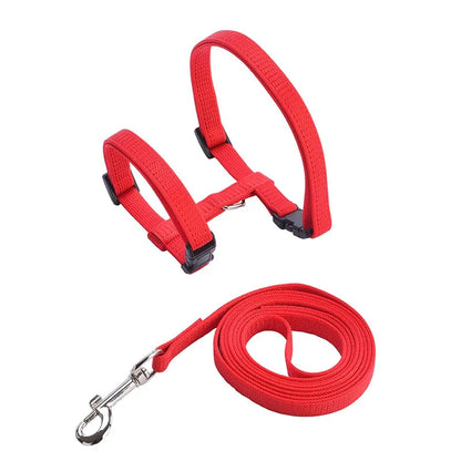 Adjustable Cat Harness & Leash Set