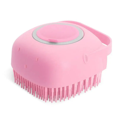 2-in-1 Bathing Brush & Shampoo Dispenser