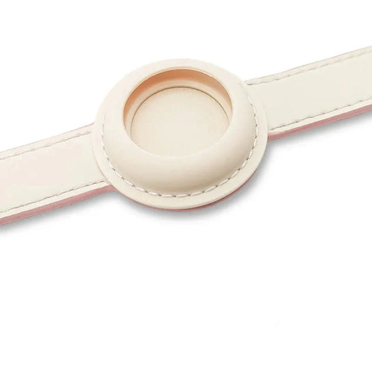 Premium Leather Collar With AirTag Holder