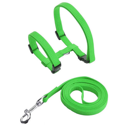 Adjustable Cat Harness & Leash Set